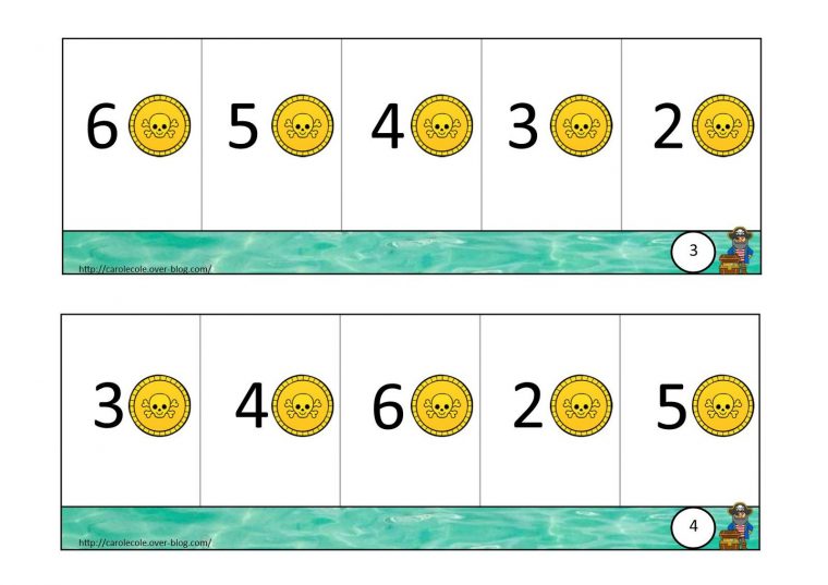 Boîte À Compter De 1 À 6 – Carolecole.over-Blog encequiconcerne Boite À Compter