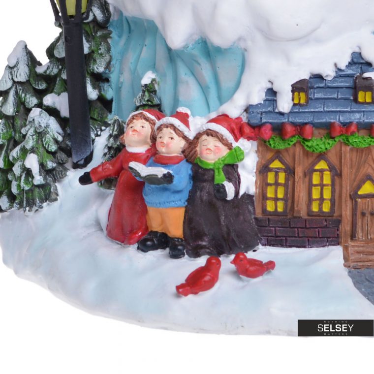 Boîte À Musique Avec Boule À Neige Père Noël Dans Son Traîneau serapportantà Image Du Pere Noel Et Son Traineau