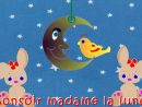 &quot;bonsoir Madame La Lune&quot; - Comptines Et Chansons Animées Pour Enfants encequiconcerne Comptine Bonjour Madame Lundi