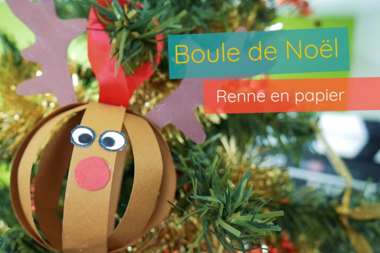 Boule De Noël Renne Pour Les Petits concernant Bricolage De Noel Pour Maternelle