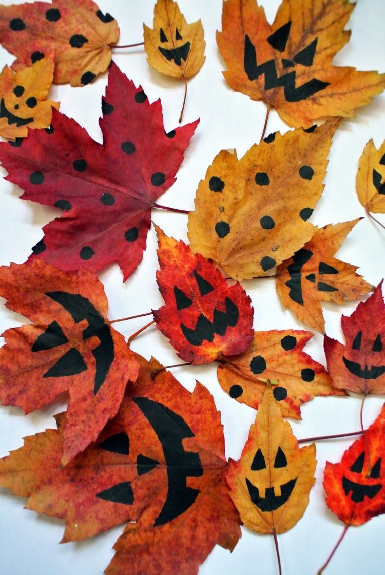Bricolages: Feuilles Décoratives D'halloween Ms-Gs-Cp-Ce1 pour Halloween Ce2