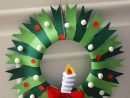 Bricolez Une Magnifique Couronne De Noël Avec Les Enfants, À tout Bricolage De Noel Pour Maternelle
