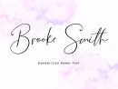 Brooke Smith Script Font - Befonts encequiconcerne Police Script Ecole