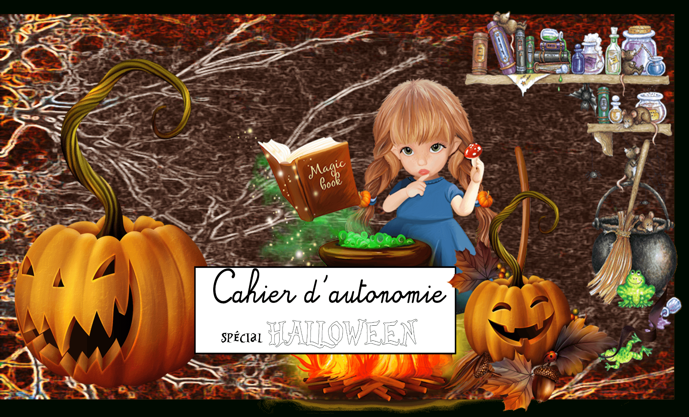 Cahier D'autonomie Halloween • Recreatisse destiné Halloween Ce2