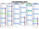 Calendrier 2019 Imprimer (2) | 2018 Calendar Printable For destiné Calendrier 2019 Avec Jours Fériés Vacances Scolaires À Imprimer