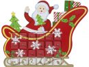 Calendrier De L'avent À Tiroirs En Bois Traîneau De Père Noël concernant Image De Traineau Du Pere Noel