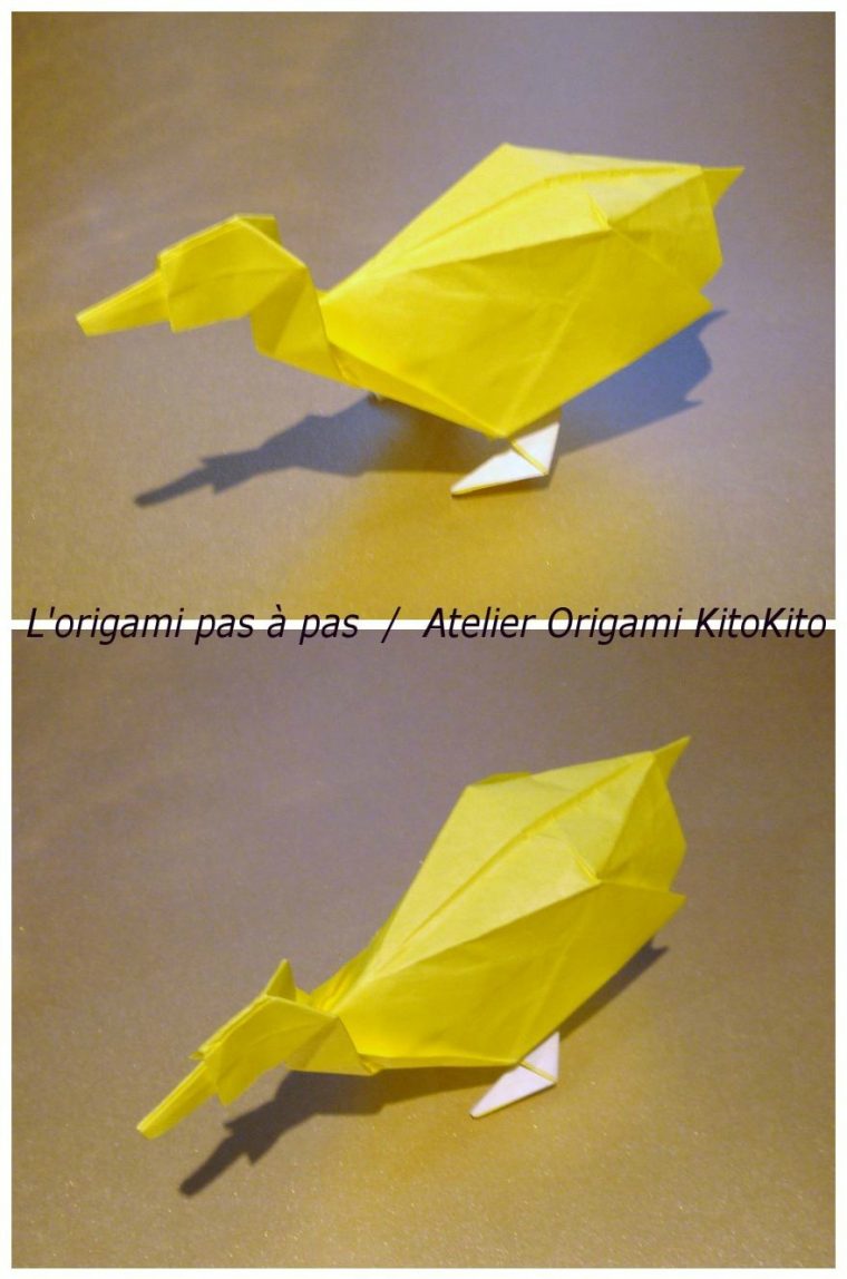 Canard 3D – L'origami Pas À Pas / Atelier Origami Kitokito à Origami Canard