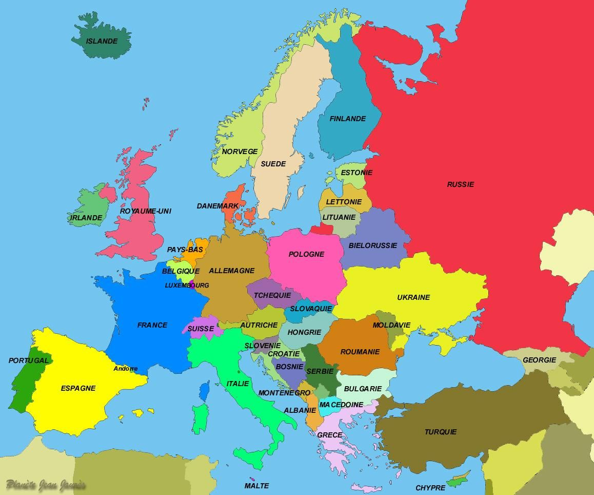 Capitales De Certains Pays De L'europe (Avec Images) | Carte dedans Carte Europe Avec Capitales