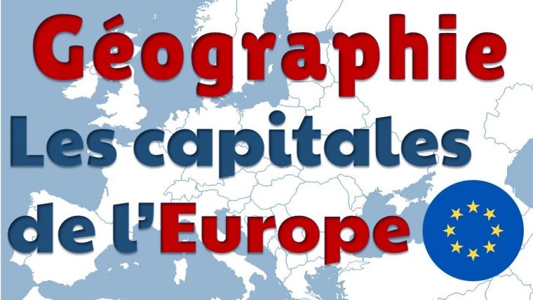 Capitals Of European Countries In French destiné Carte Europe Avec Capitales