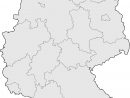 Carte Allemagne Vierge, Carte Vierge De L'allemagne serapportantà Carte Des Régions Vierge