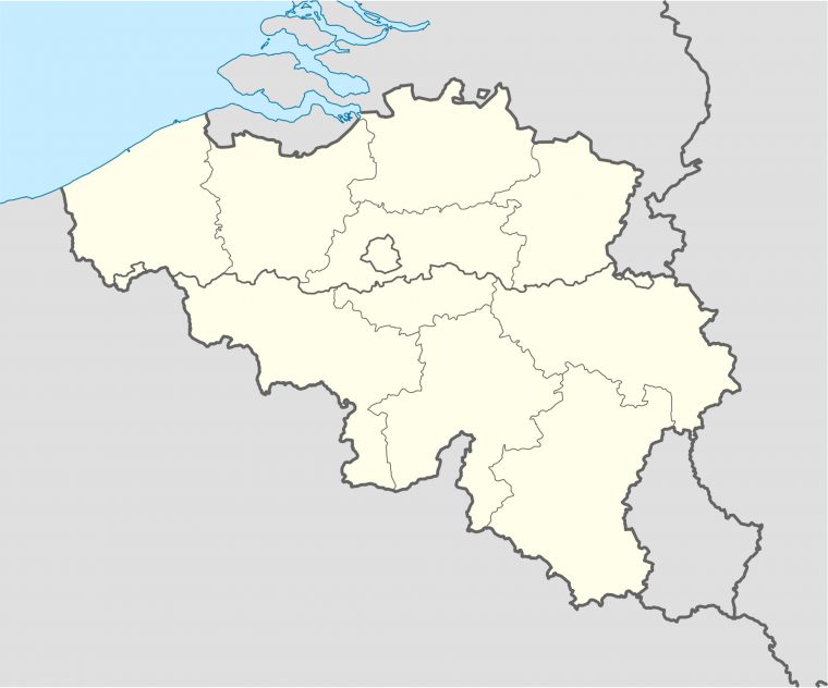 Carte Belgique Vierge Régions, Carte Vierge Des Régions De dedans Carte Des Régions Vierge