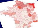 Carte. Coronavirus: 12.072 Personnes Hospitalisées En France à Carte De France Avec Département À Imprimer