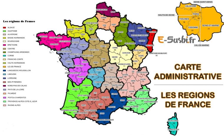 Carte De France Avec Départements Et Régions À Imprimer | My encequiconcerne Imprimer Une Carte De France