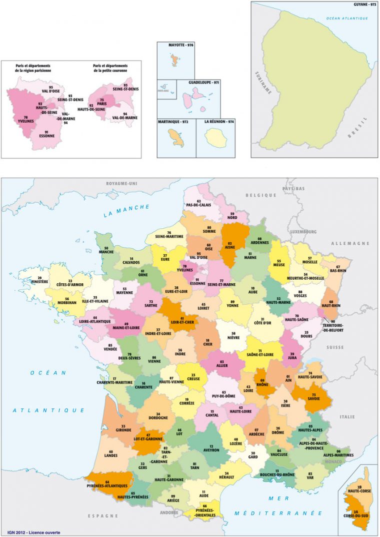 Carte De France: Carte De France À Imprimer Gratuitement destiné Imprimer Une Carte De France