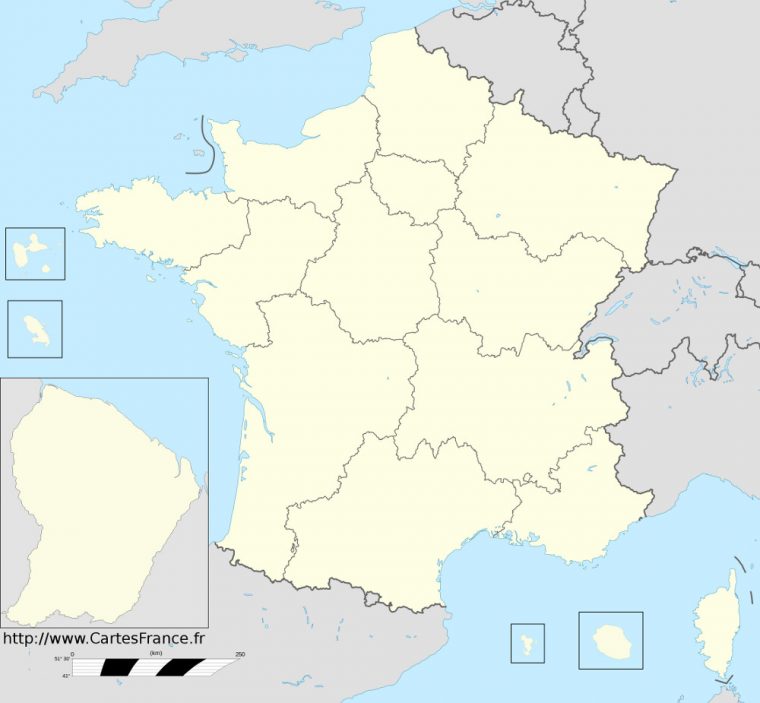 Carte De France Departement – Carte Des Départements Français pour Carte Numero Departement
