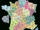 Carte De France Departements : Carte Des Départements De France concernant Carte De France Nouvelles Régions