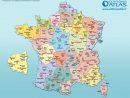 Carte De France Départements Villes Et Régions | Carte De concernant Carte De France Avec Département À Imprimer