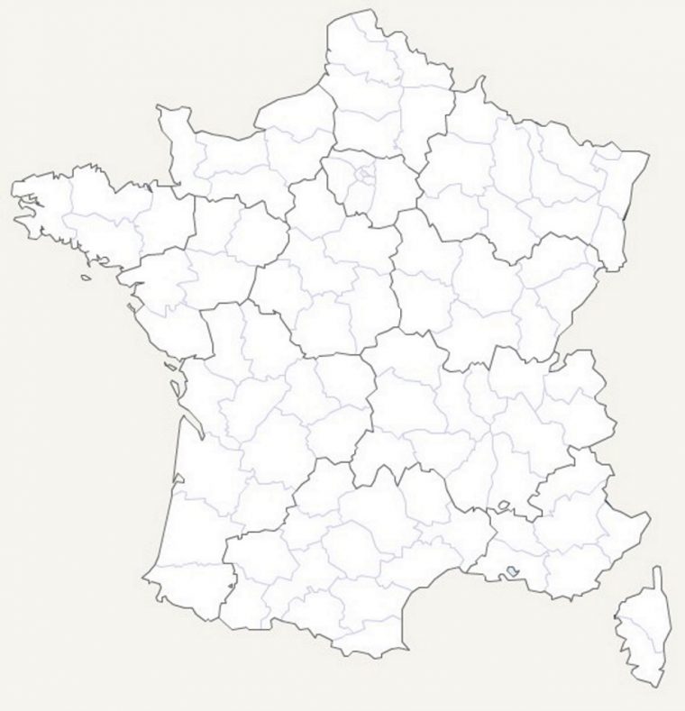 Carte De France Des Régions En Haute Qualité (Hq) tout Carte Des Régions Vierge