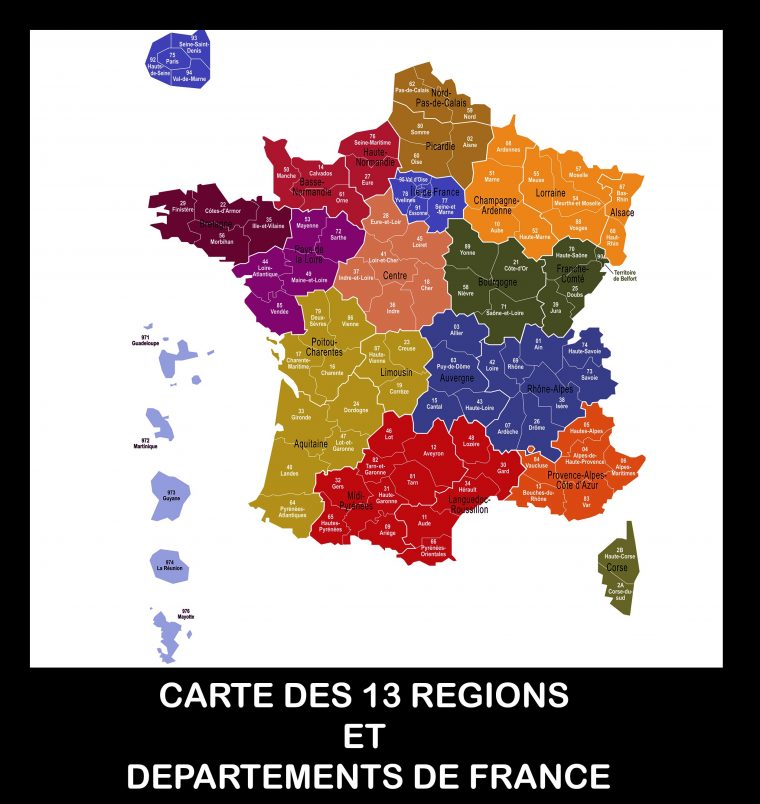 Carte De France Des Régions Images » Vacances – Arts- Guides concernant Carte De France Nouvelles Régions