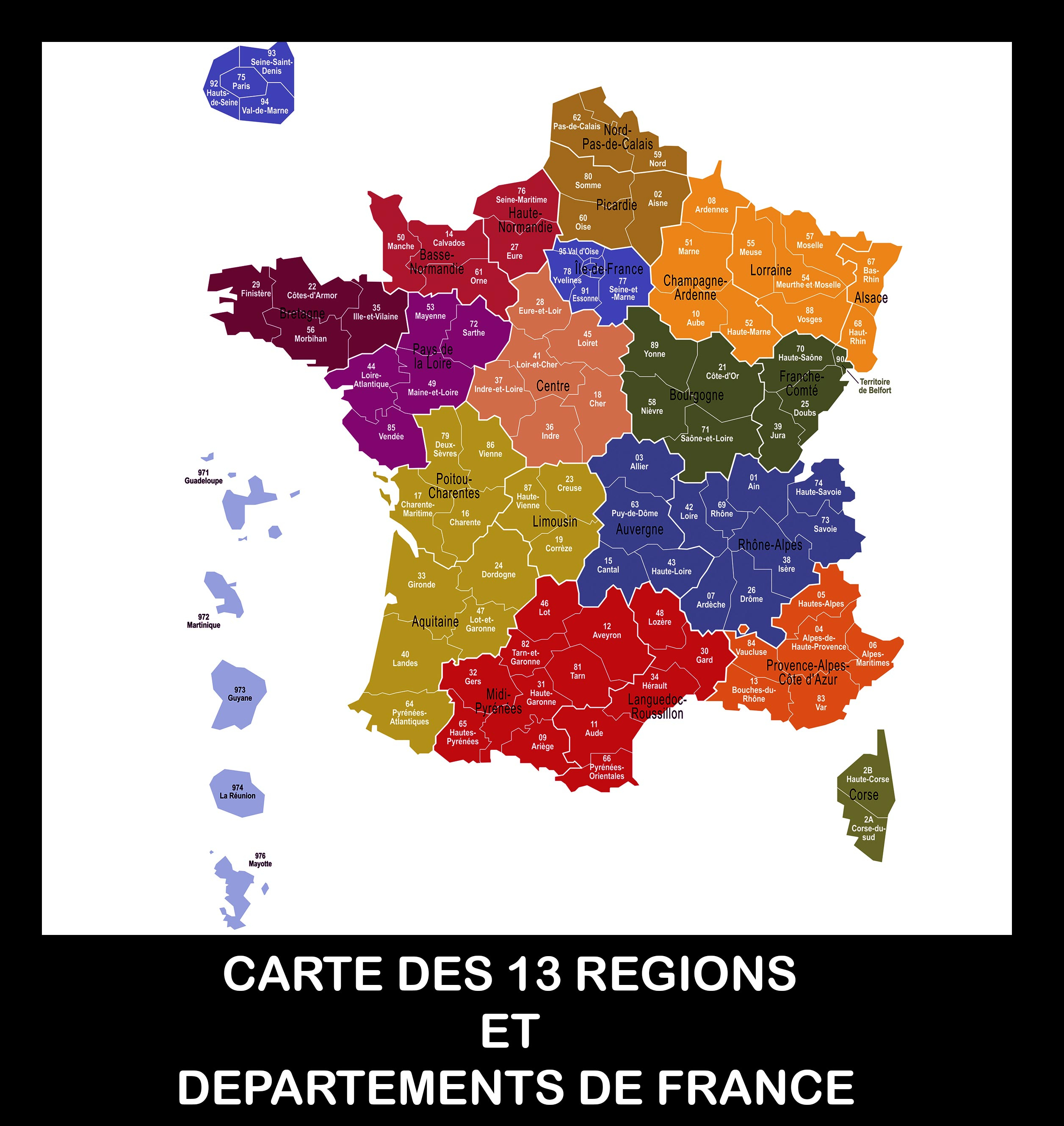 Carte De France Des Régions Images » Vacances - Arts- Guides concernant Carte De France Nouvelles Régions