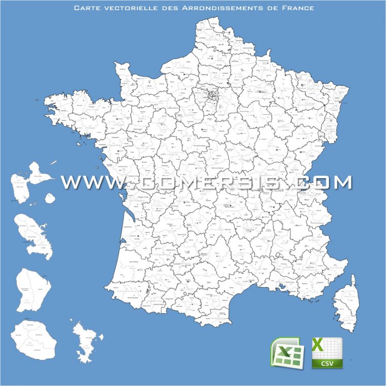 Carte De France intérieur Carte Numero Departement