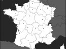 Carte De France Vierge - Voyages - Cartes destiné Carte Des Régions Vierge