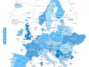 Carte De L'europe - Cartes Reliefs, Villes, Pays, Euro, Ue destiné Union Européenne Carte Vierge
