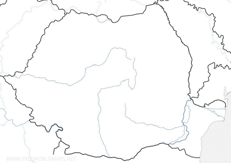 Carte De Roumanie dedans Carte Des Régions Vierge