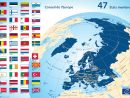 Carte Des 47 États Membres encequiconcerne Union Européenne Carte Vierge