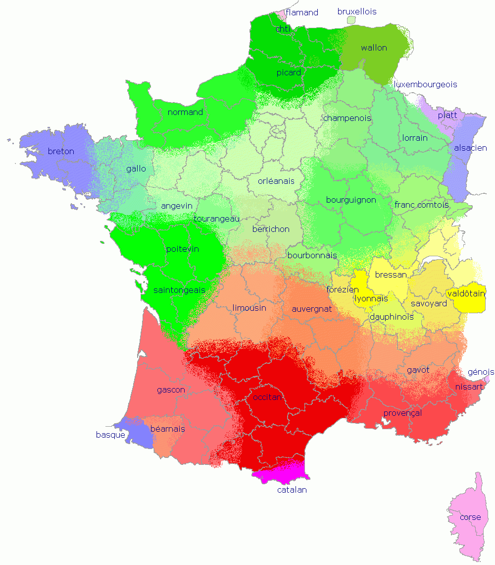 Carte Des Langues De France - Lexilogos avec Carte Anciennes Provinces Françaises