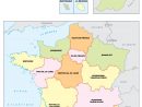 Carte Des Nouvelles Régions De France | Webzine+ à Carte De France Nouvelles Régions