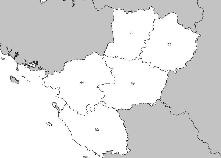 Carte Des Pays De La Loire – Pays De La Loire Carte Des à Carte Des Régions Vierge Carte Des Pays De La Loire – Pays De La Loire Carte Des à Carte Des Régions Vierge