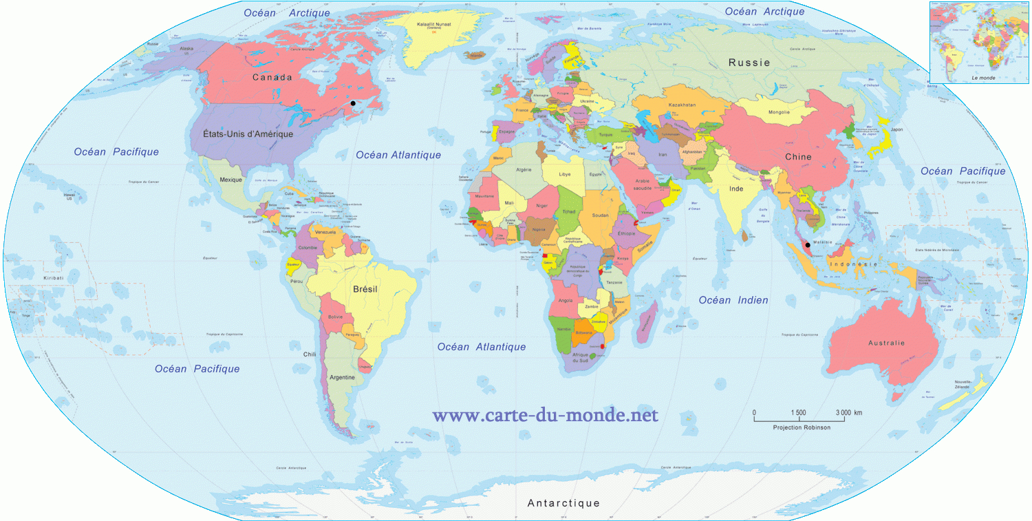 Carte Des Pays Du Monde, Carte Du Monde pour Imprimer Une Carte De France