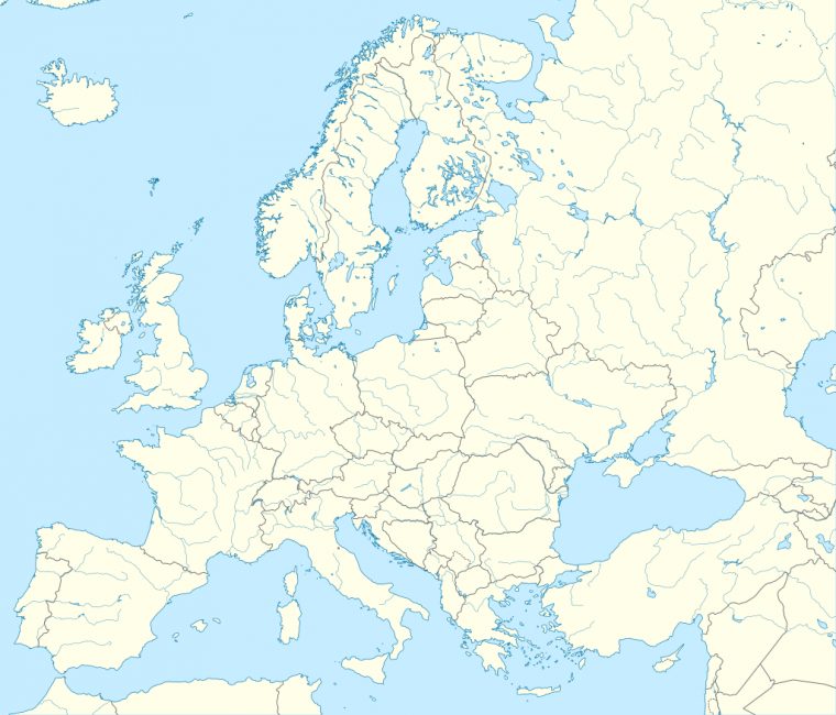 Carte D'europe Vierge Ou Détaillée Avec Capitales – Carte D avec Carte Europe Avec Capitales