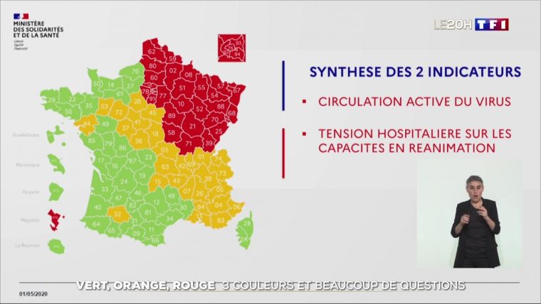Carte Du Déconfinement : Trois Couleurs Et Beaucoup De Questions à Nouvelle Carte Des Régions De France