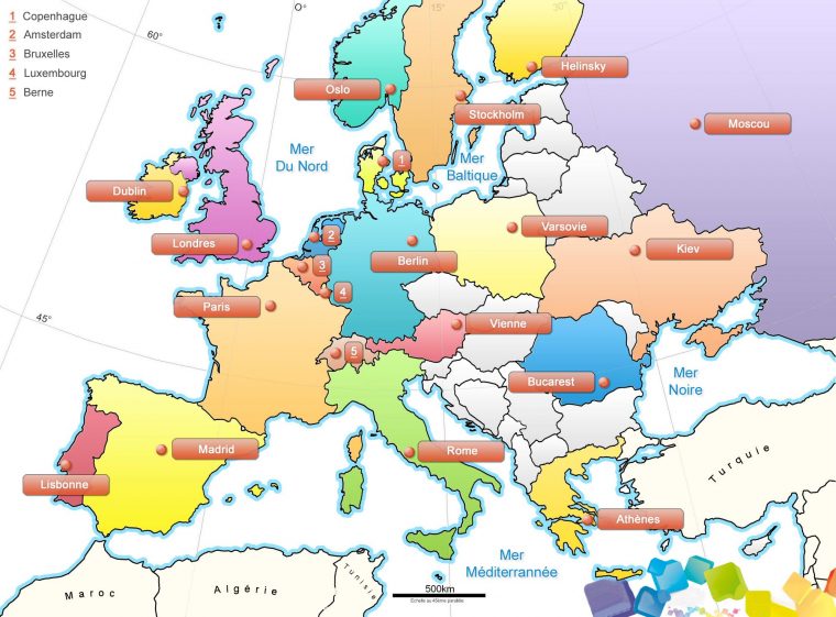 Carte Europe Images Et Photos » Vacances – Arts- Guides Voyages concernant Union Européenne Carte Vierge
