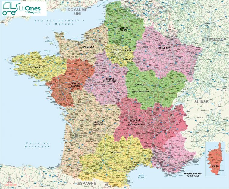 Carte France Villes : Carte Des Villes De France tout Imprimer Une Carte De France