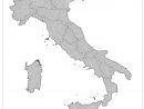 Carte Italie Vierge Numéros Régions, Carte Vierge Des encequiconcerne Carte Des Régions Vierge