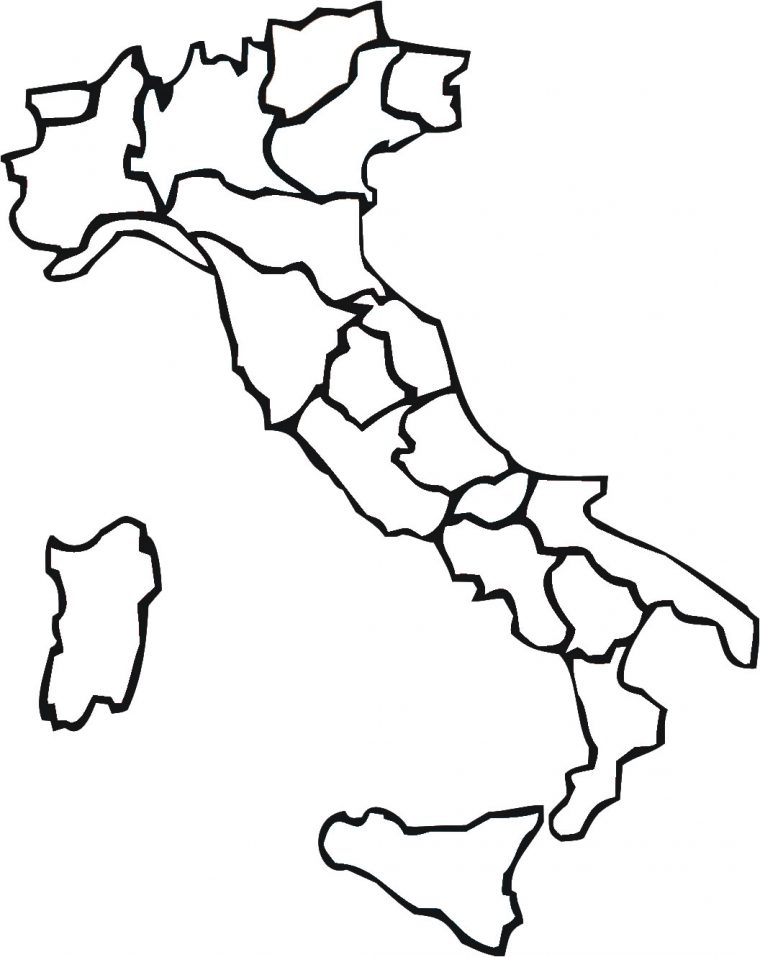 Carte Italie Vierge Régions, Carte Vierge Des Régions De L dedans Carte Des Régions Vierge