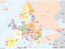 Cartes De L'europe Et Rmations Sur Le Continent Européen dedans Union Européenne Carte Vierge
