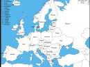 Cartes Localisation Des Capitales tout Carte Europe Avec Capitales
