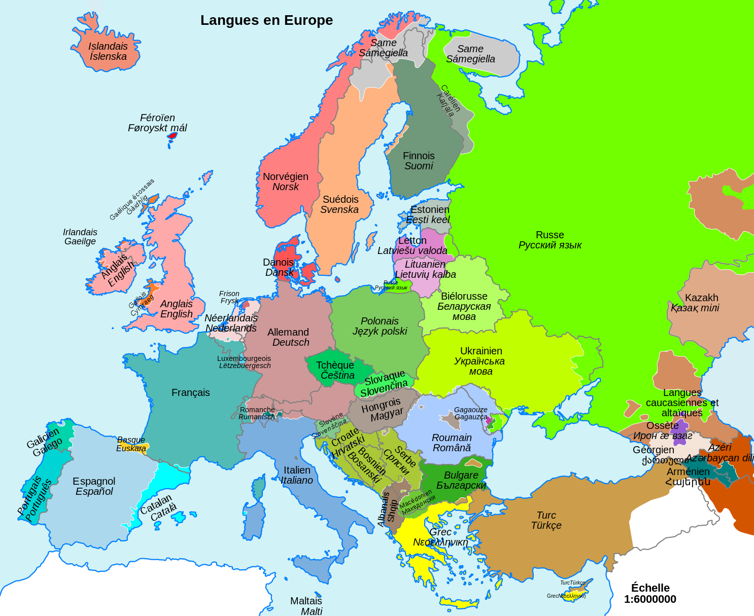 Cartograf.fr : Les Cartes Des Continents : L'europe : Page 3 serapportantà Carte Europe Avec Capitales