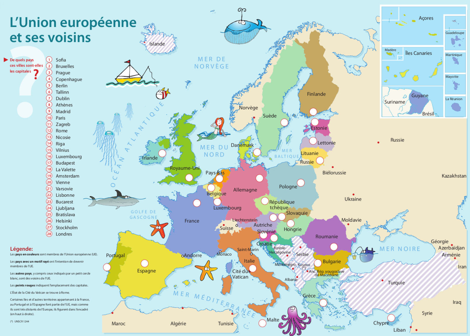 Cartograf.fr : Les Cartes Des Continents : L'europe : Page 6 destiné Union Européenne Carte Vierge