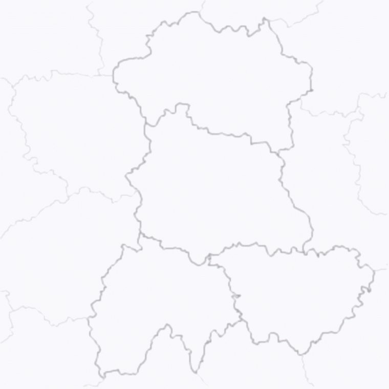 Cartograf.fr : Les Régions De France : L'auvergne : Page 2 concernant Carte Des Régions Vierge