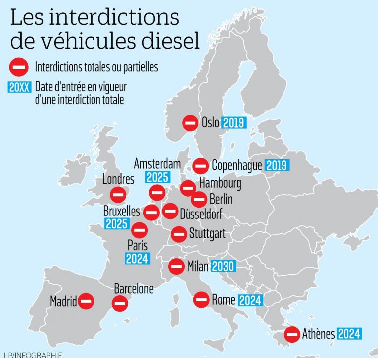 Ces Grandes Villes D'europe Qui S'apprêtent À Bannir Le avec Carte Europe Avec Capitales