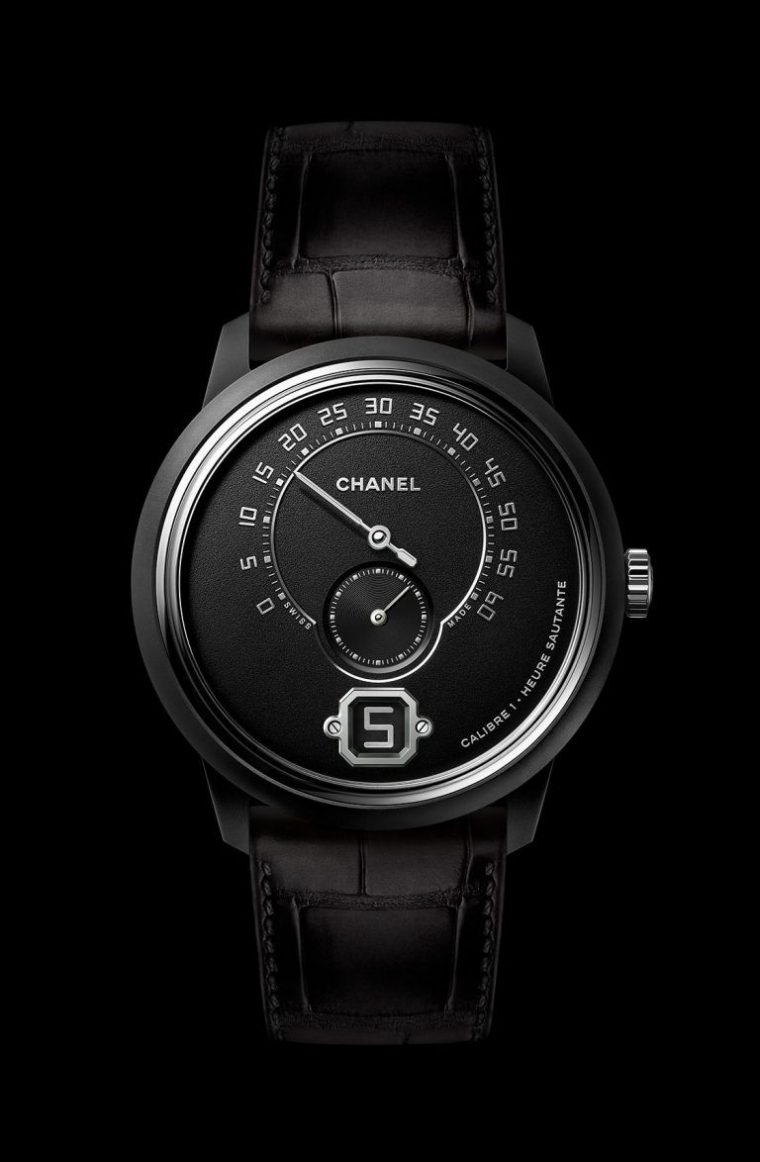 Chanel Présente La Montre Monsieur Edition Noire (Avec intérieur Monsieur Le Montre