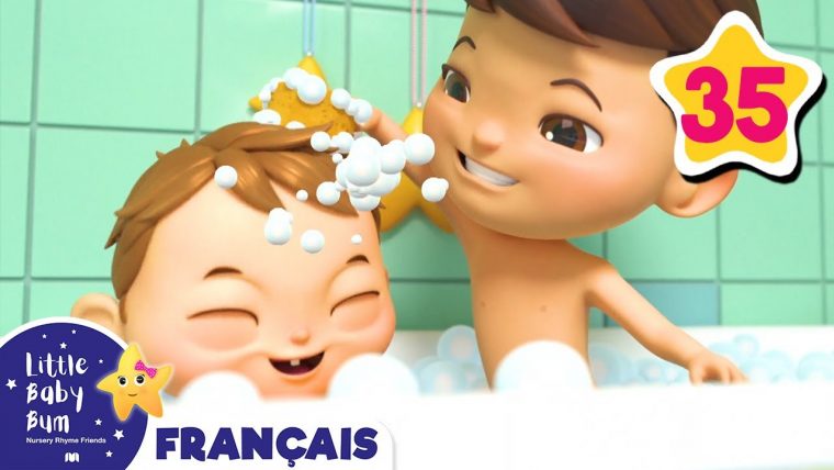 Chanson Du Bain | Comptines Et Chansons Pour Les Bébés | Little Baby Bum En  Français pour Chanson Pour Bebe 1 An