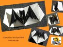 Chauve-Souris Carte Pop-Up 1 Pour &quot;halloween&quot; - L'origami avec Origami Chauve Souris