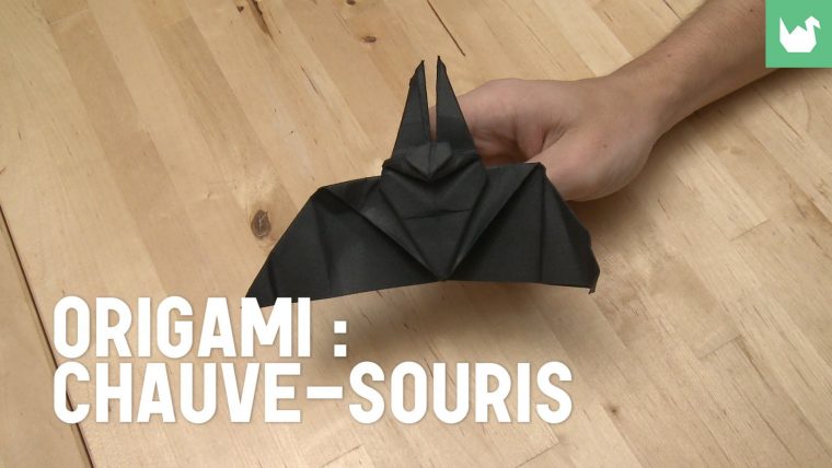 Chauve-Souris En Origami | Chauve Souris, Tutoriel D'origami tout Origami Chauve Souris