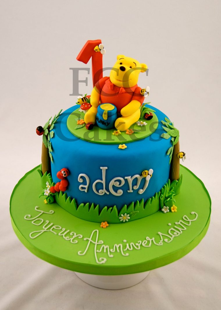 Childrens Birthday Cake – Gateau D'anniversaire Pour Enfants intérieur Gateau Anniversaire Winnie L Ourson